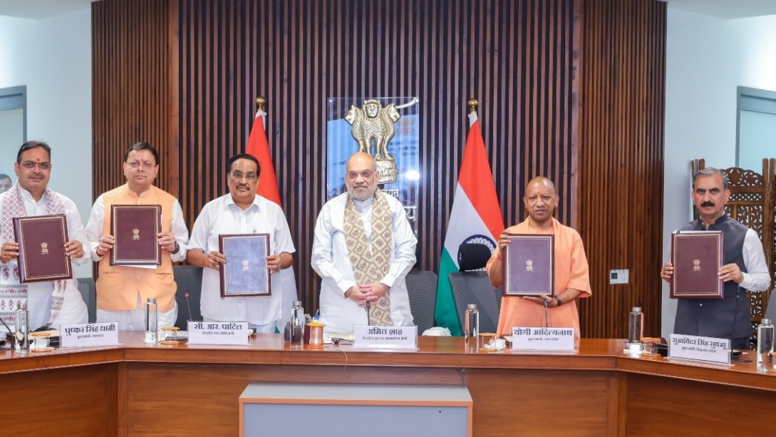 किशाऊ परियोजना समझौते पर छह राज्यों के मुख्यमंत्रियों ने किए हस्ताक्षर.(Pic- ITG)