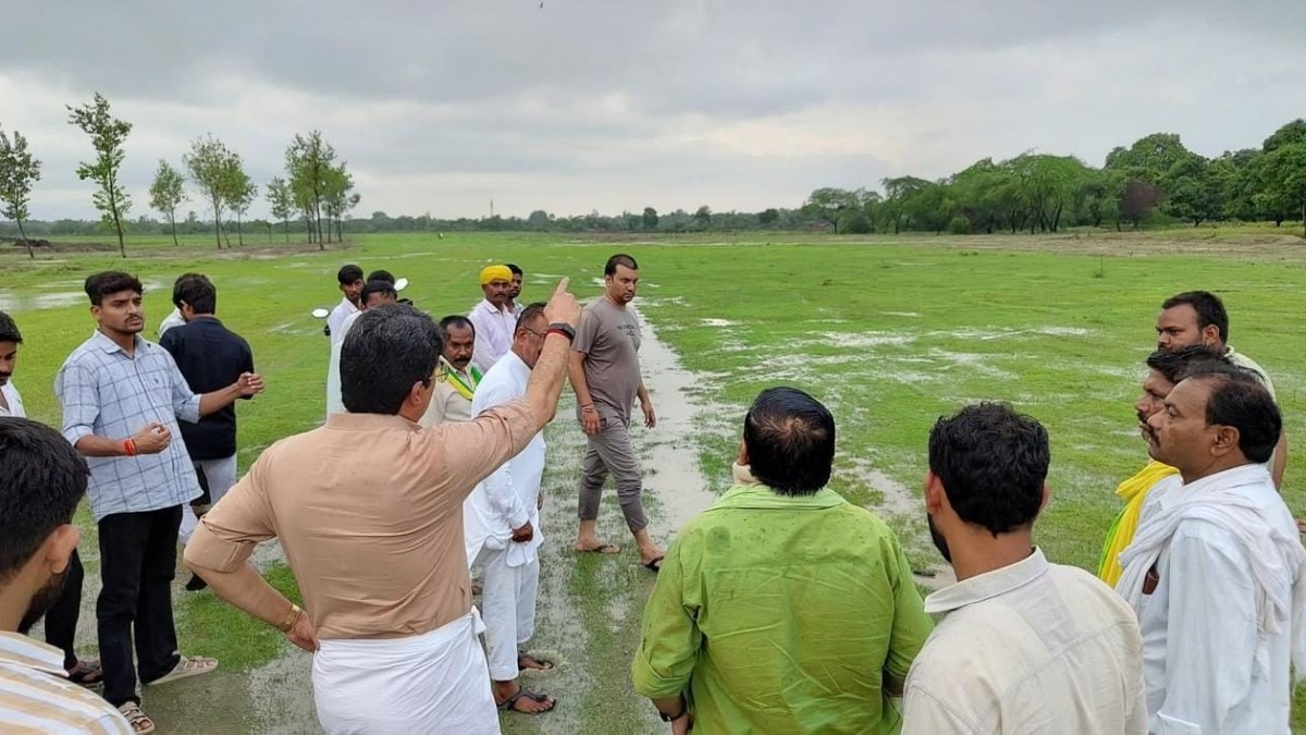 राजा भइया के गढ़ में बड़े धार्मिक आयोजन की तैयारी. (Photo: ITG)