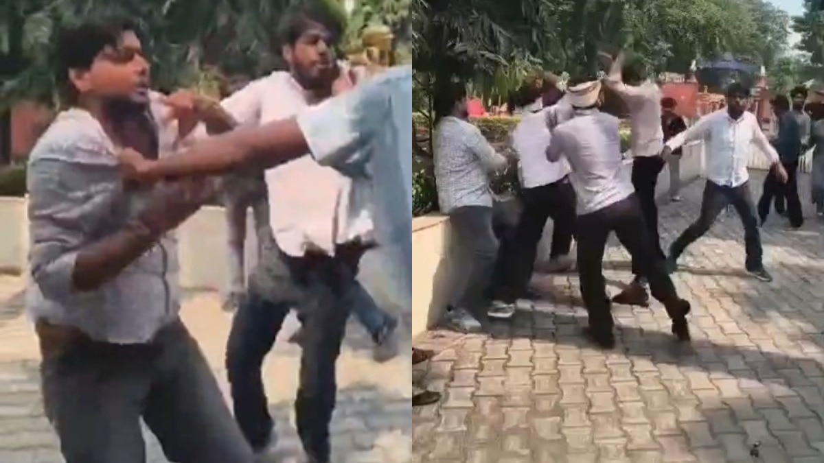 5 युवक हिरासत में.(Photo: Screengrab)