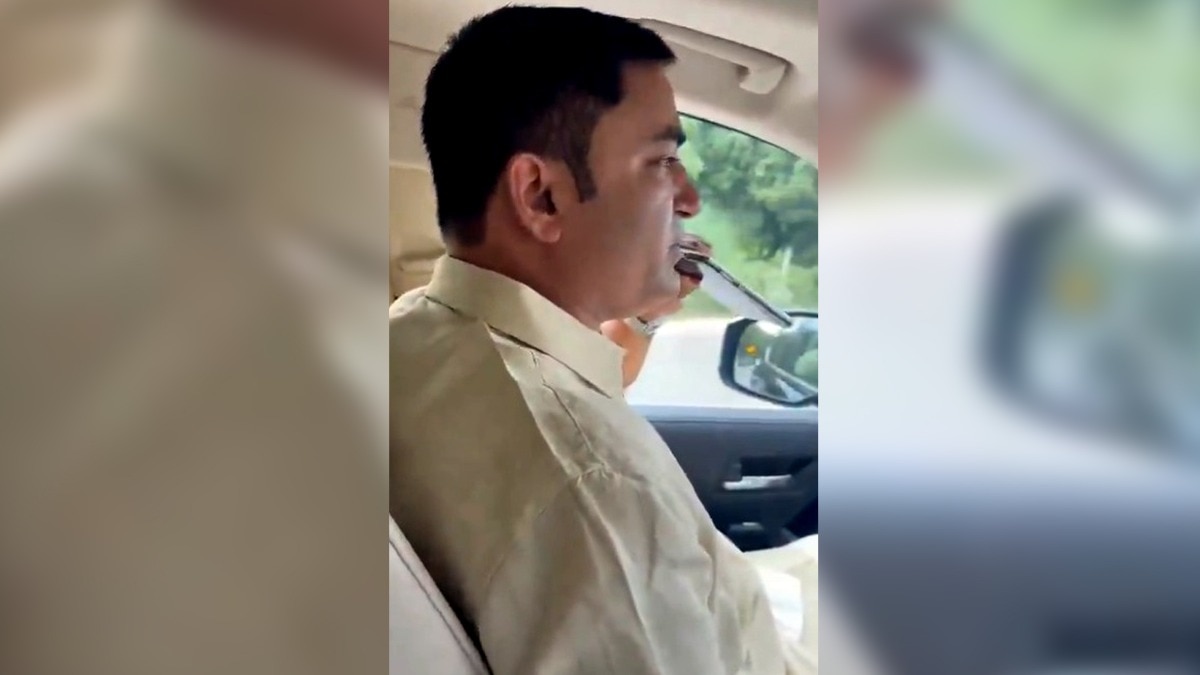 बीेजपी विधायक अभिजीत सिंह सांगा ने बिजली अधिकारी से कहा कि मंत्री तक बात नहीं सुन रहे (Photo: ITG)