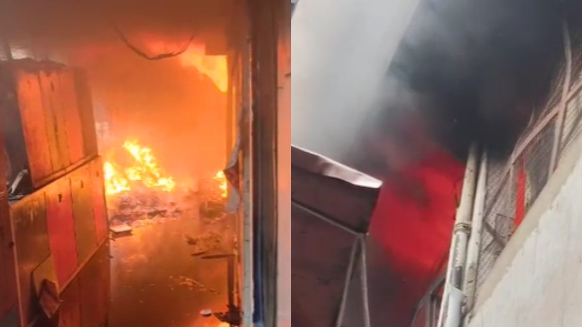 jaipur Fire Breaks Out in Parkote Market