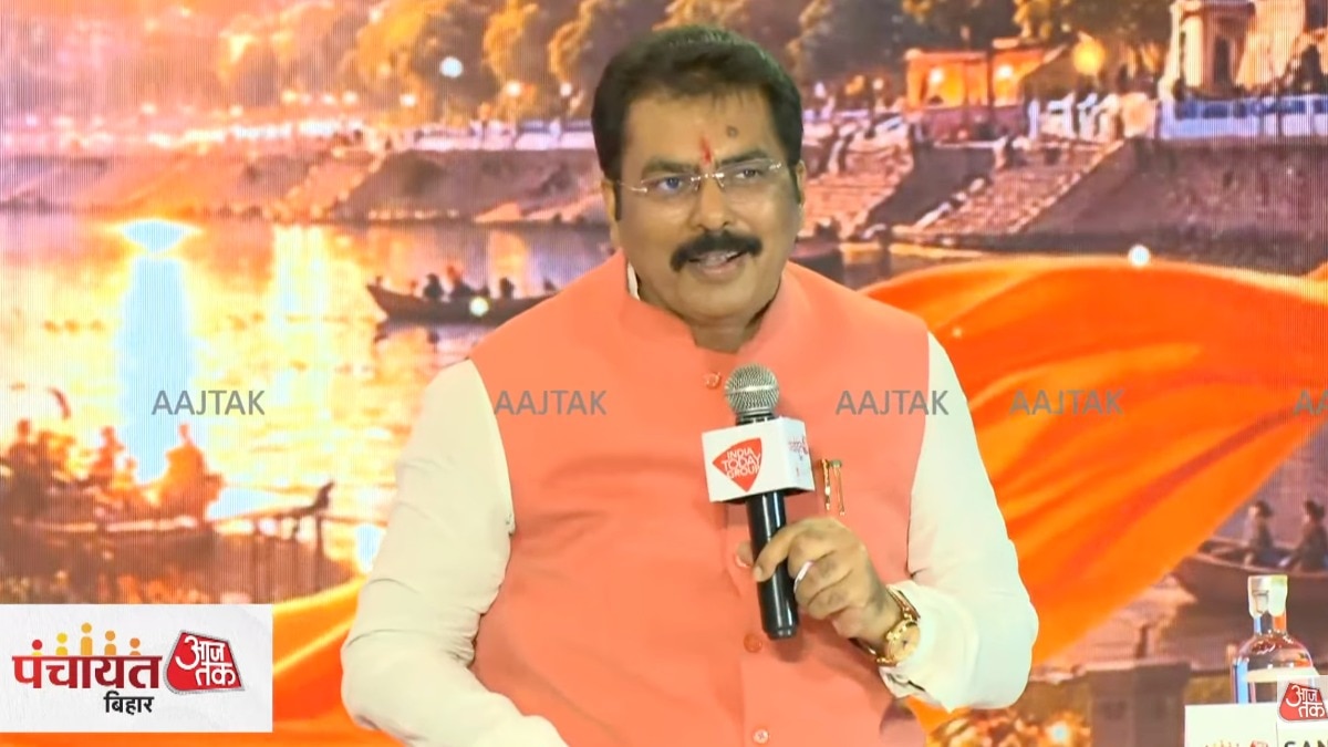 बिहार भाजपा अध्यक्ष संजय सरावगी बोले सुशासन से बढ़ेंगे समृद्धि की ओर (Photo: ITG)