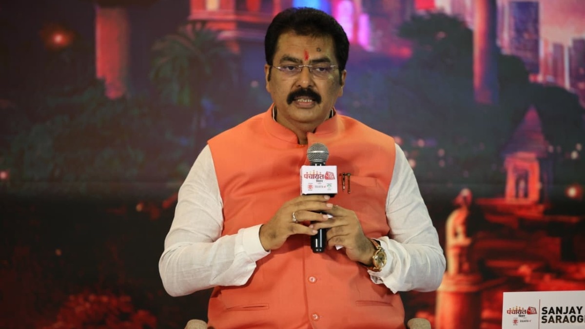 बिहार भाजपा के प्रदेश अध्यक्ष संजय सरावगी ने बताया सम्राट सरकार में रोज़गार पैदा करने का प्लान क्या है (Photo: ITG)