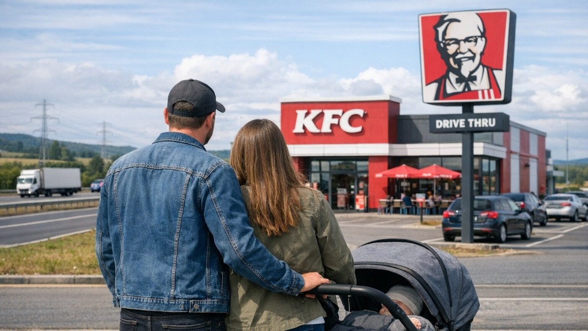 KFC car park baby birth