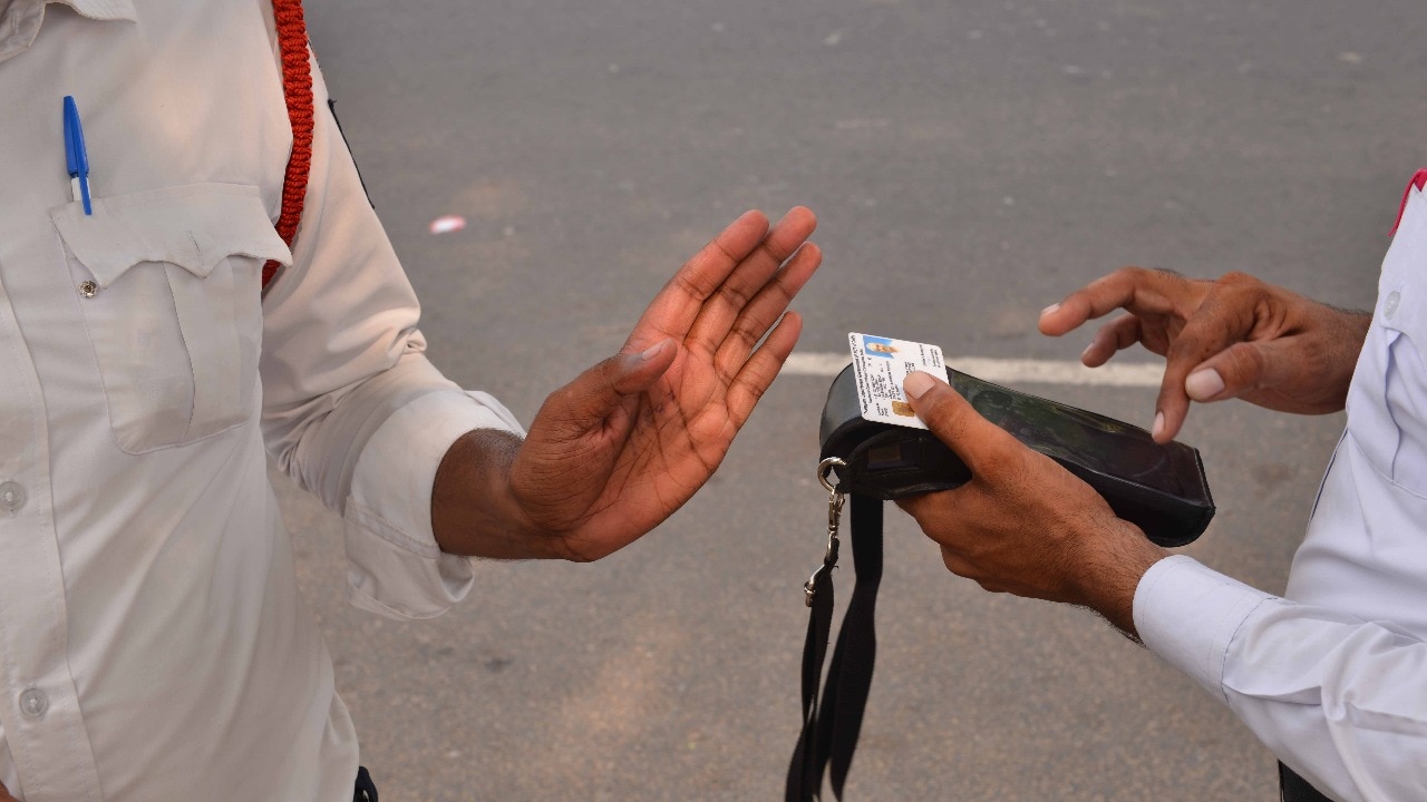 Traffic challan