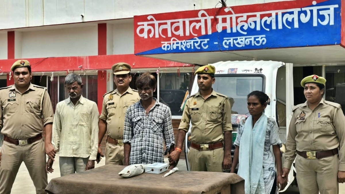 हत्यारोपी पत्नी, प्रेमी और उसका साथी अरेस्ट (Photo: ITG)