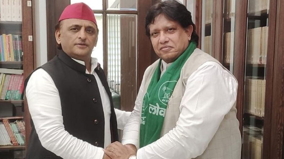 अखिलेश यादव से मुलाकात कर सुूनील सिंह ने 35 सीटें मांगी हैं (Photo- ITG)