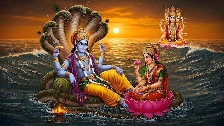 परिवर्तिनी एकादशी पर विष्णु जी करवट बदलते हैं (Photo: AI Generated)