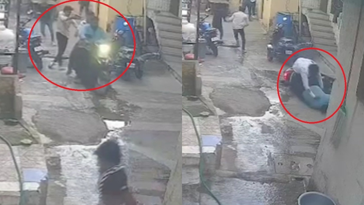CCTV फुटेज खंगाल रही पुलिस.(Photo: Screengrab)