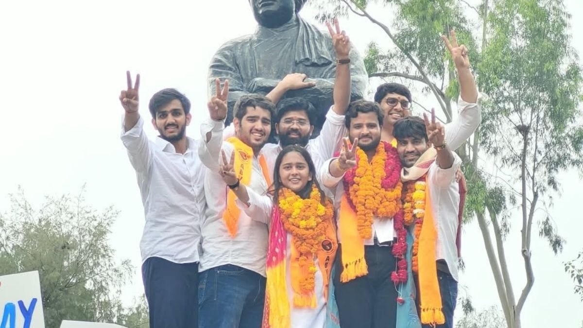 DUSU चुनाव: ABVP की तीन पदों पर जीत.