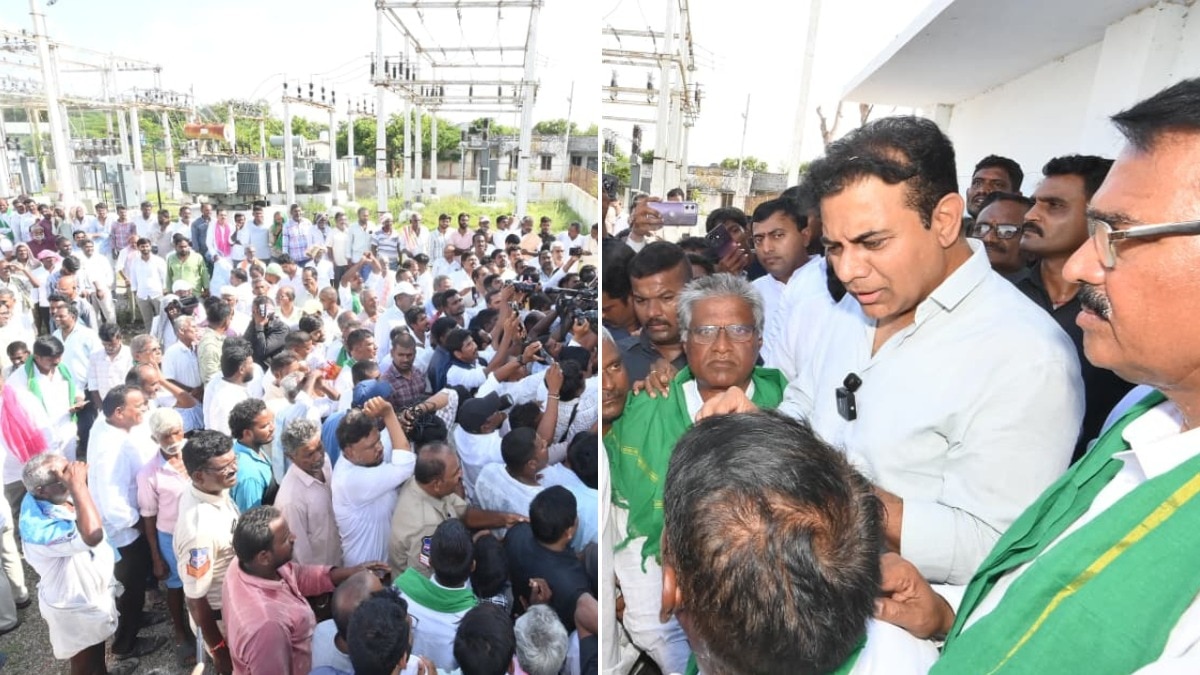 KTR ने कहा राज्य में किसानों के 5-6 घंटे भी बिजली नहीं मिलती (Photo: ITG)