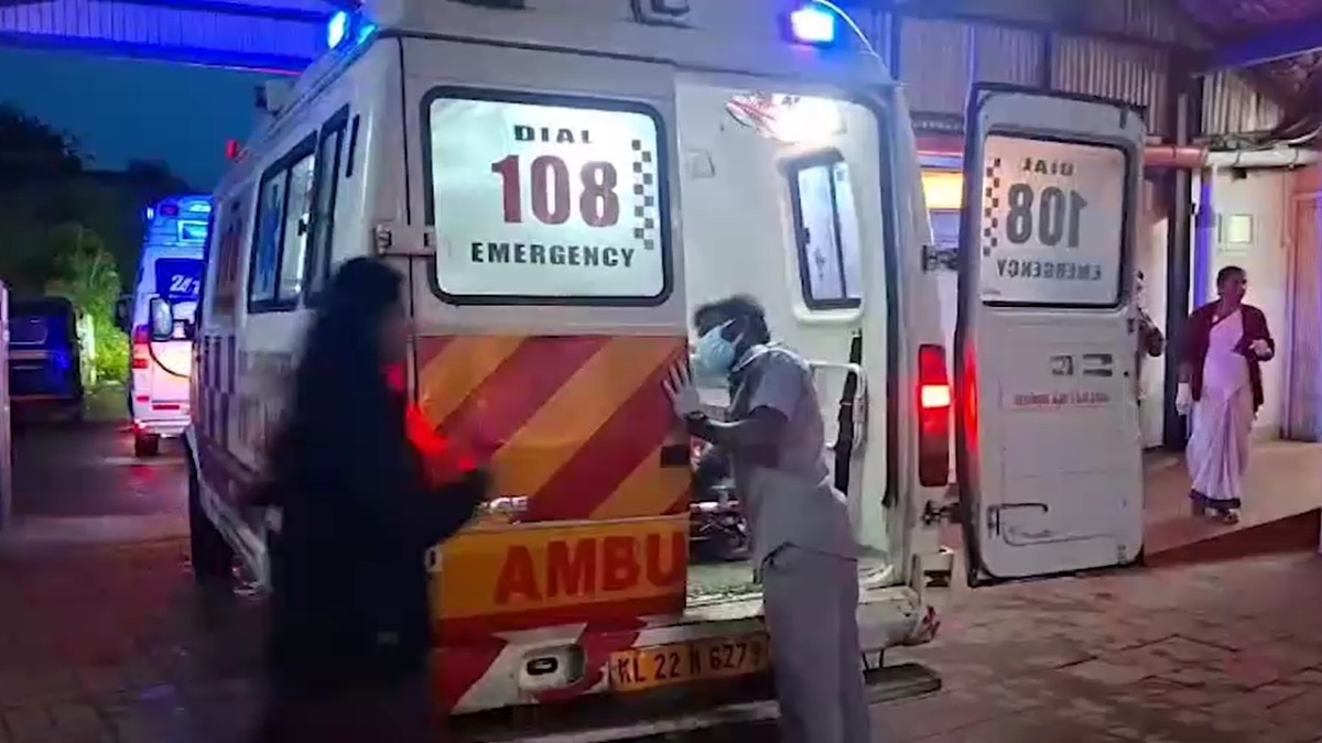घायल मरियम्मा अस्पताल में भर्ती. (Photo: ITG)