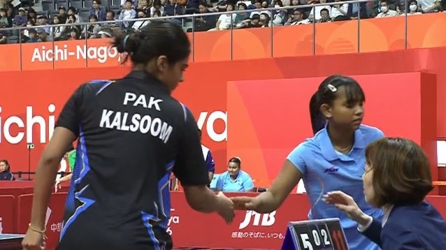 टेबल टेनिस में भारत का जलवा, पाकिस्तान को दी करारी शिकस्त. (Photo: Screengrab/SonyLIV)