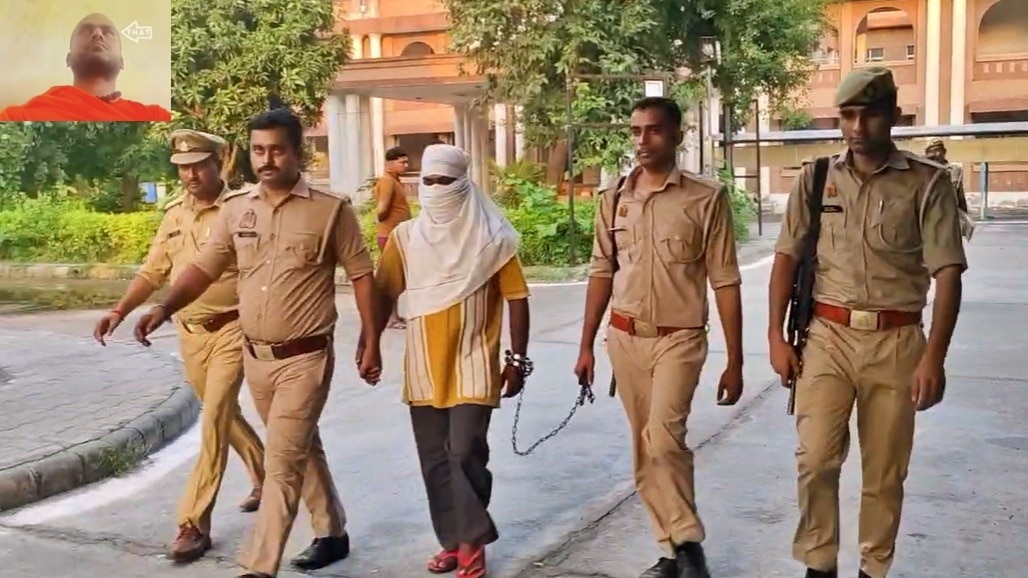 बागपत का आरोपी महंत बंगाल में छिपा था (Photo: ITG)