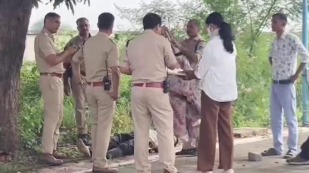 भोपाल में महिला दारोगा की हत्या से इलाके में सनसनी. (Photo: Screengrabs)