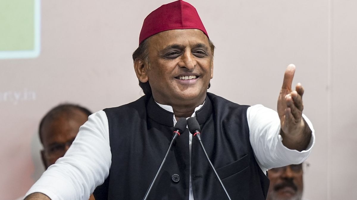 उत्तर प्रदेश के बंटवारे पर अखिलेश यादव ने पलटवार किया.(File Photo- ITG)
