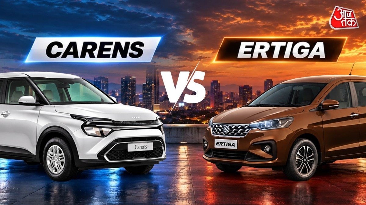 साइज में Kia Carens अपने कम्पटीटर Ertiga से बड़ी है. Photo: ITG