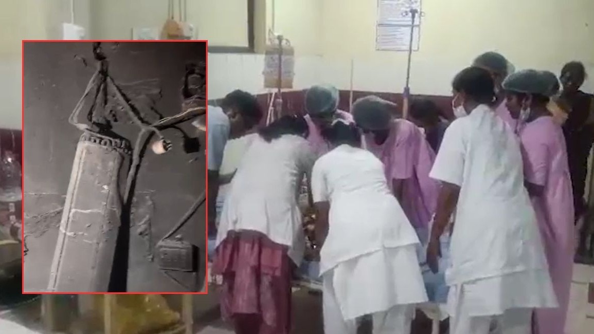 जहां एसी फटा, वहां बच्चे एडमिट थे. (Photo- ITG)