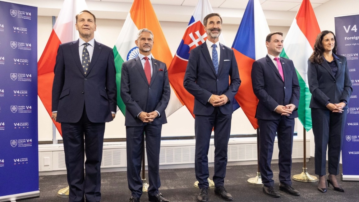 न्यूयॉर्क में V4+India बैठक में भारत की UNSC सदस्यता को समर्थन मिला. (X/@DrSJaishankar)