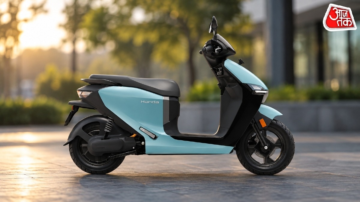 Honda QC3 को कंपनी ने एक फैमिली इलेक्ट्रिक स्कूटर के तौर पर पेश किया है. Photo: ITG
