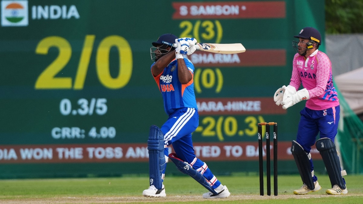 जापान के खिलाफ मैच में संजू-अभिषेक की जोड़ी मात खा बैठी. (Photo, AP)