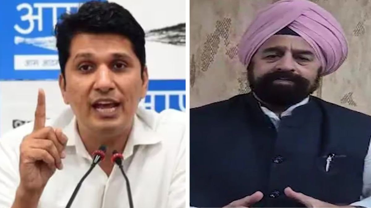 AAP के आरोपों पर बीजेपी प्रवक्ता का पलटवार.  (Photo: ITG)