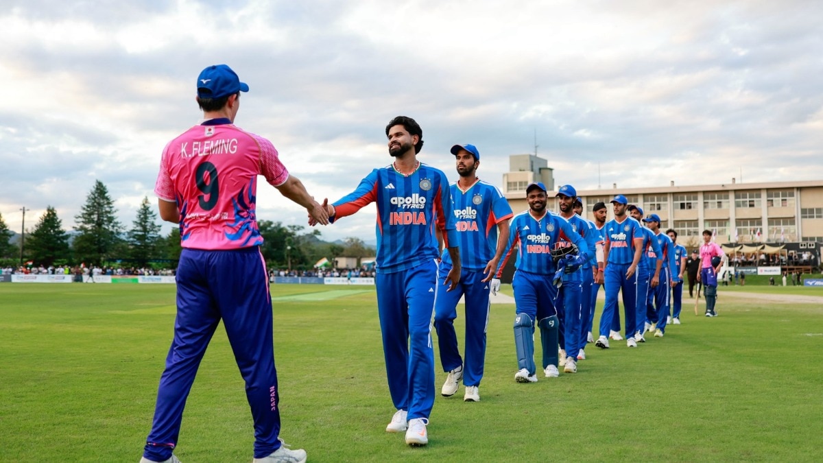 भारत ने जापान को टी20 मैच में 2 रन से हराया (Photo: X/BCCI)