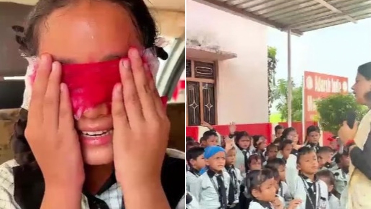बच्चों की मोबाइल की लत छुड़ाने के लिए स्कूल में हुआ नाटक (Photo: ITG)
