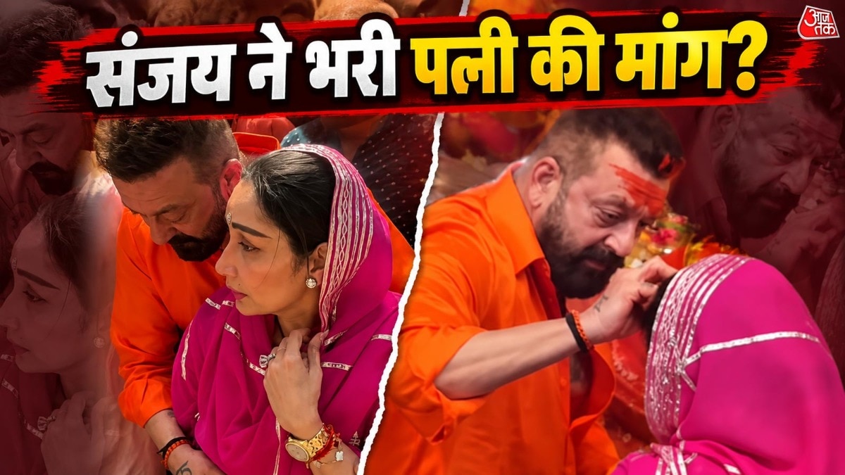 संजय दत्त ने पत्नी संग किए बप्पा के दर्शन (Photo: Yogen Shah)