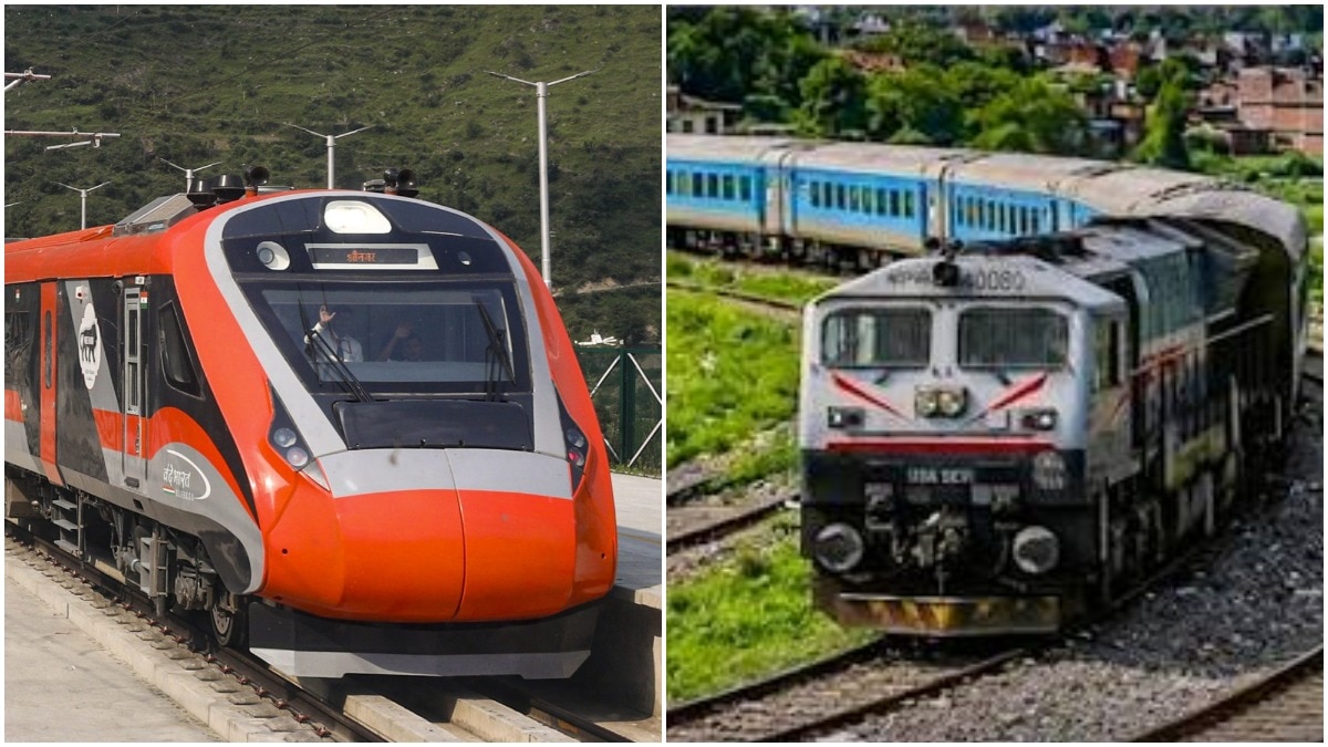 शताब्दी अपने जमाने में आधुनिक ट्रेन सफर की पहचान रही है, वहीं वंदे भारत नई पीढ़ी की मॉडर्न ट्रेन है. (Photo: X/@RailMinIndia)