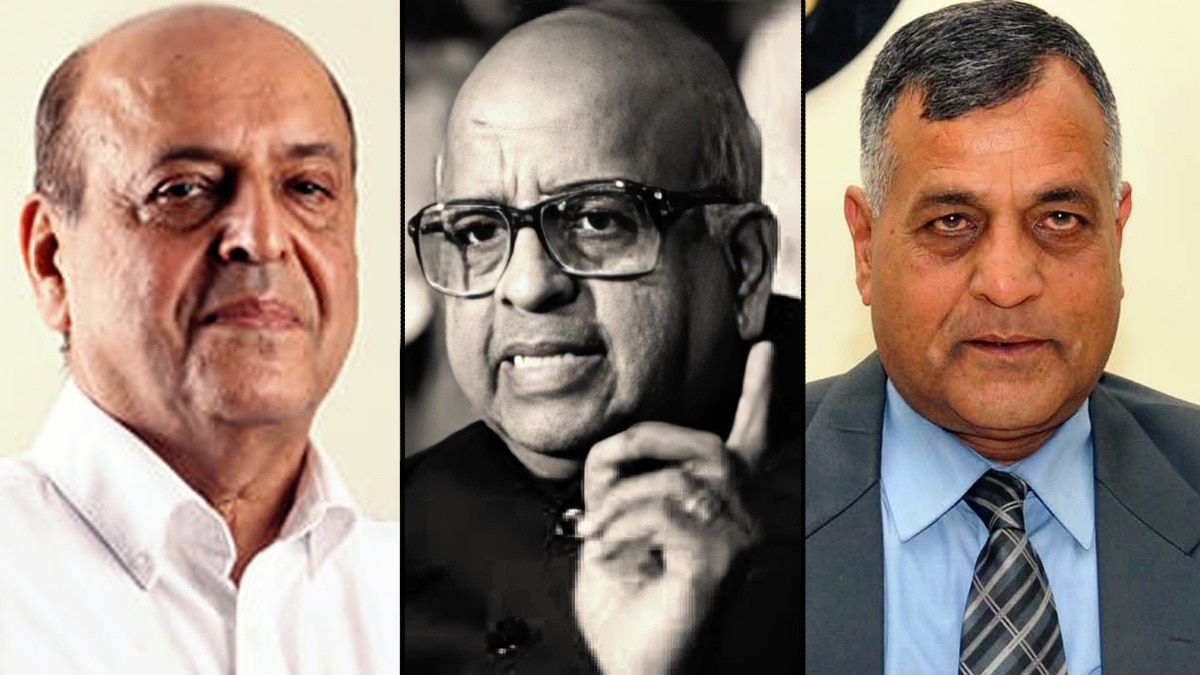 पूर्व CEC नवीन चावला, टीएन शेषन और EC अशोक लवासा. (Phone: ITG)