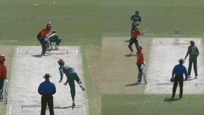 मैदान पर ये क्या हो गया. (PHOTO: Screengrab/Xcricket.com.au)