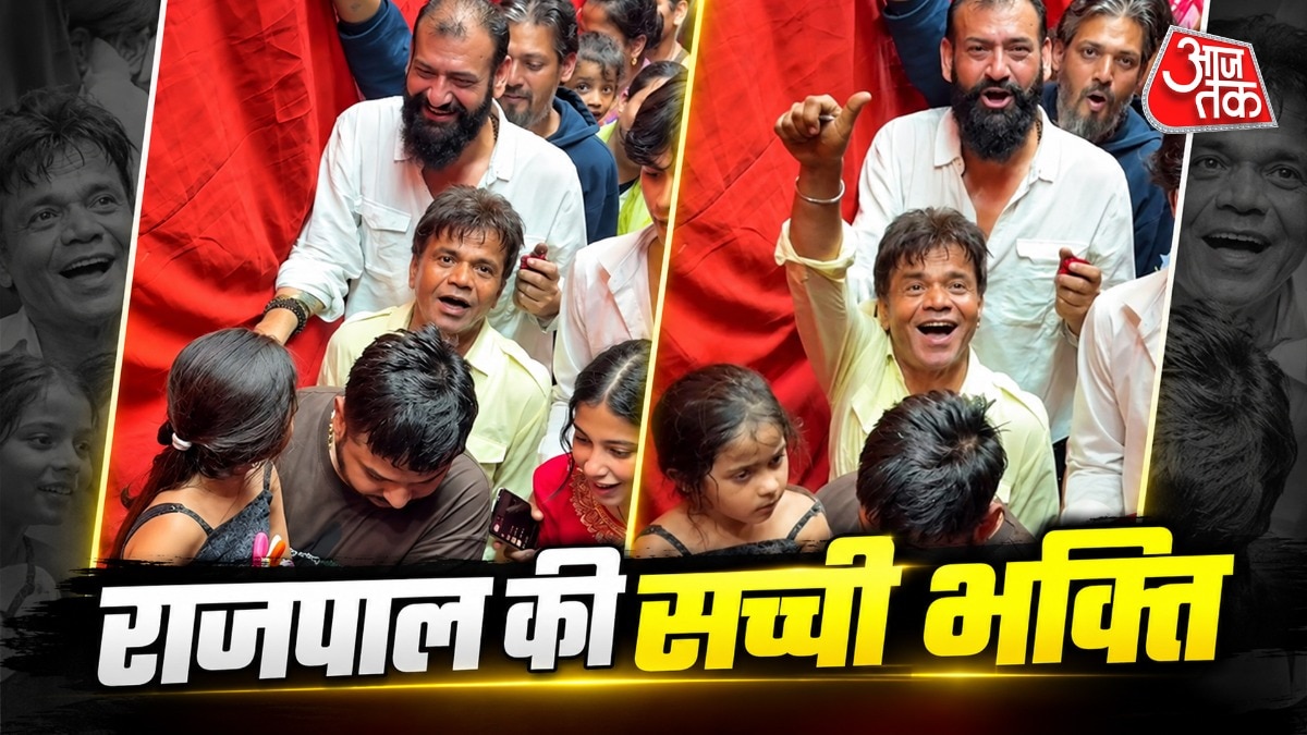 Rajpal Yadav at Lalbaugcha Raja (Photo: Social Media)