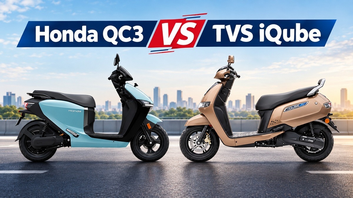 Honda QC3 का सीधा मुकाबला TVS iQube से होगा. (Photo: AI Generated)  