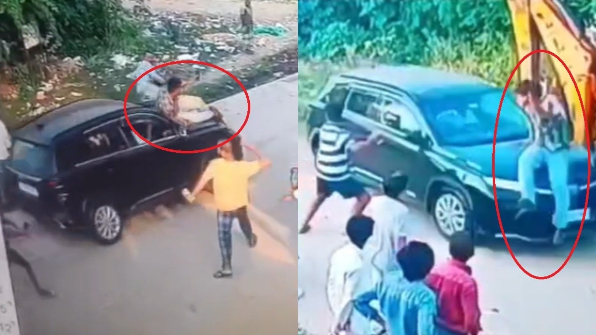 CCTV फुटेज के आधार पर जांच में जुटी पुलिस.(Photo: Screengrab)