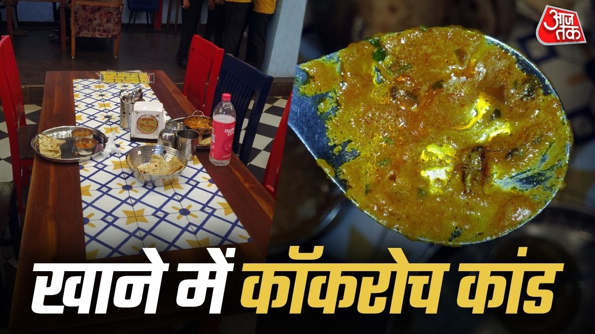 गाजियाबाद: नामी रेस्टोरेंट में बर्थडे सेलिब्रेशन की सब्जी में मिला कॉकरोच, जांच के बाद रसोई सील