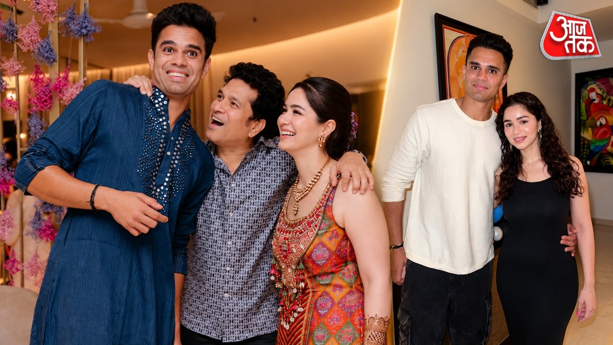 अर्जुन तेंदुलकर गेंदबाजी करते हैं. (PHOTO: Instagram@sachintendulkar/saratendulkar)