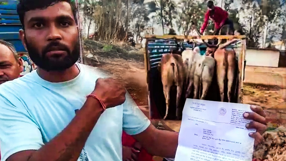 गौसेवकों ने किसानों को रोककर करा दी FIR. (Photo: Screengrab)