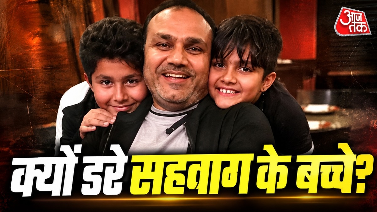 वीरेंद्र सहवाग के बच्चों ने किया मना (Photo: ITGD)
