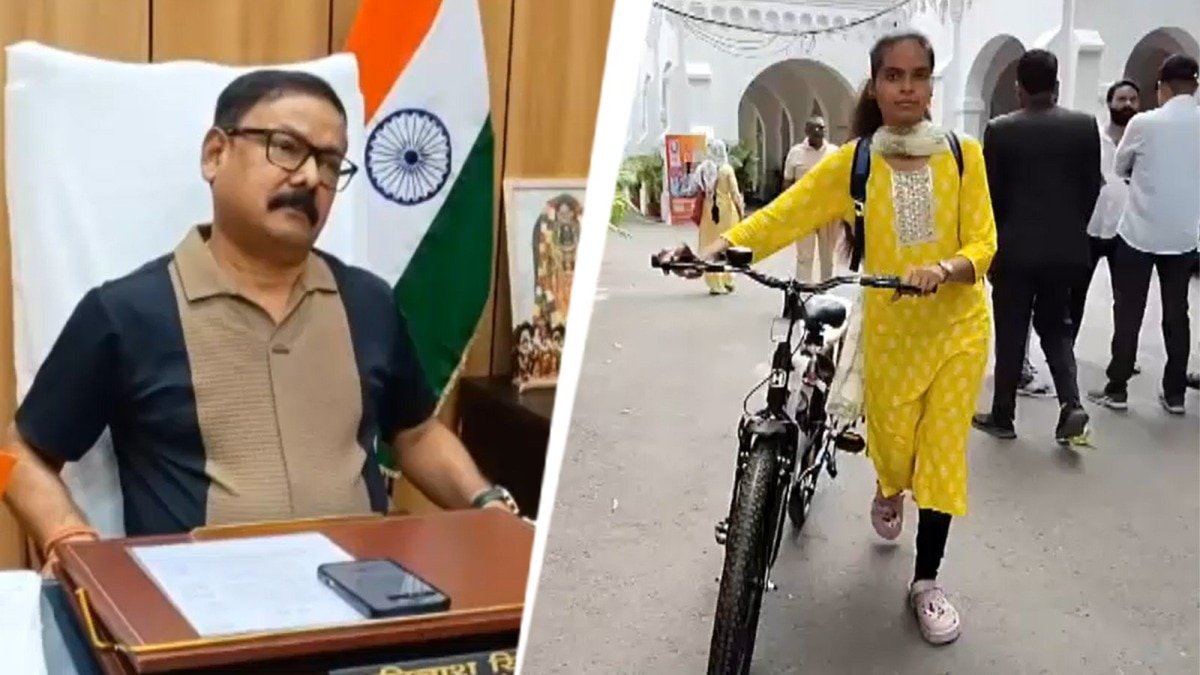 When a student came to complain about her bicycle theft, the DM provided her with a new bicycle.