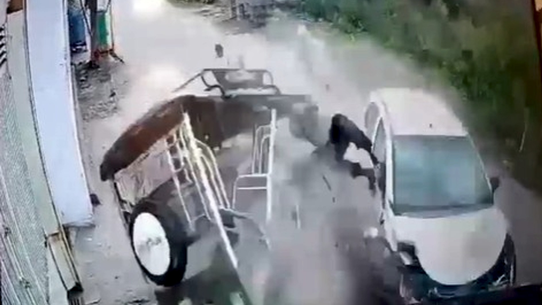 Car Travels Nearly 100 KM Per Hour, Hits Five People; Disturbing CCTV Captures Incident