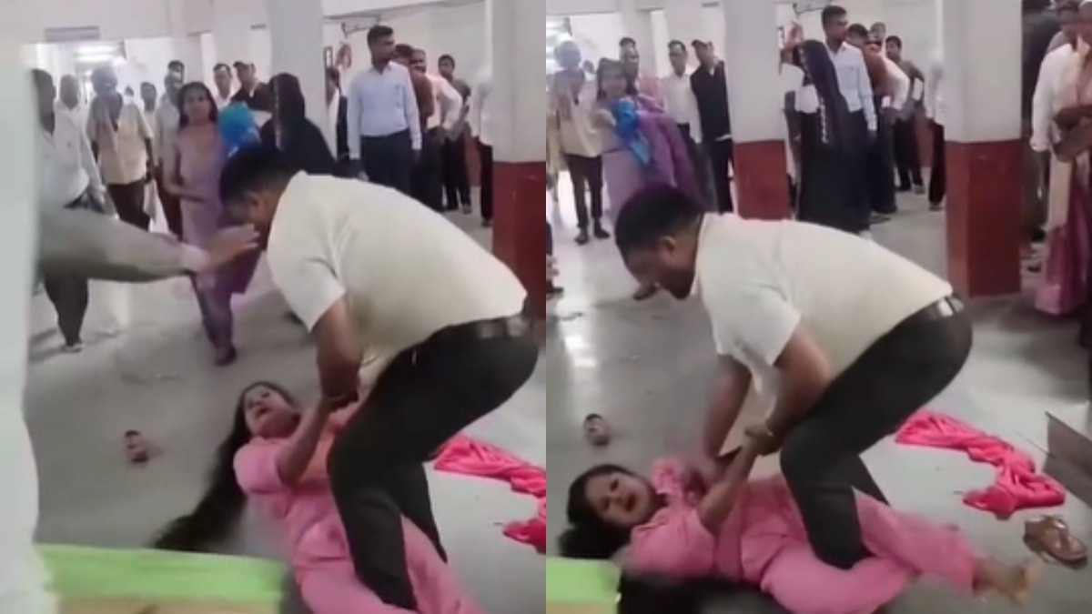 तारीख पर पहुंचे थे पति-पत्नी.(Photo: Screengrab)