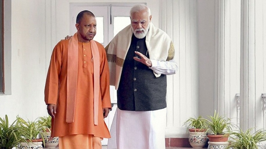 सीएम योगी और प्रधानमंत्री की मुलाकात में एमएलसी (MLC) चुनावों की तैयारियों पर भी चर्चा हुई.  (Photo: ITG)