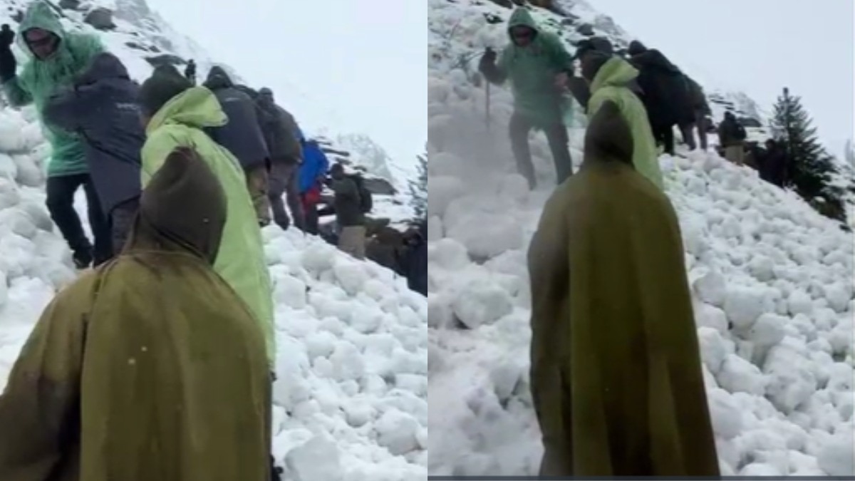 उत्तराखंड में बर्फबारी की वजह से रास्ते बंद हो गए हैं. (Photo- ITGD)