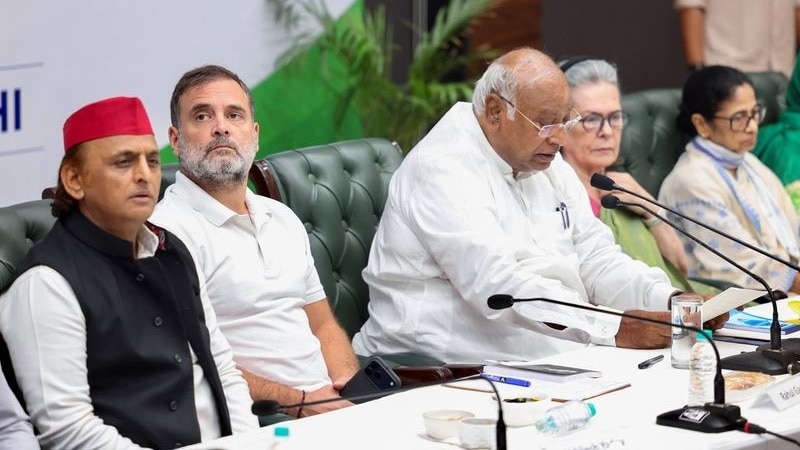 दिल्ली में बुधवार को इंडिया ब्लॉक की बैठक (Photo-PTI)