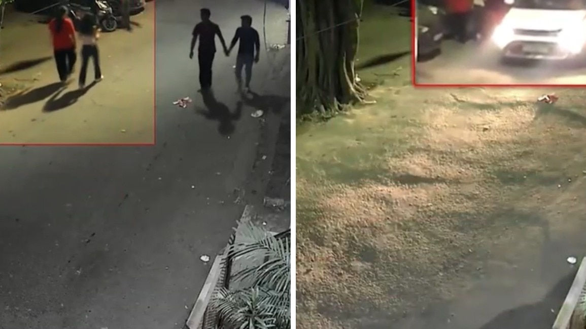DU ने छात्राओं से बदसलूकी मामले में बड़ा एक्शन लिया है (Photo-CCTV)