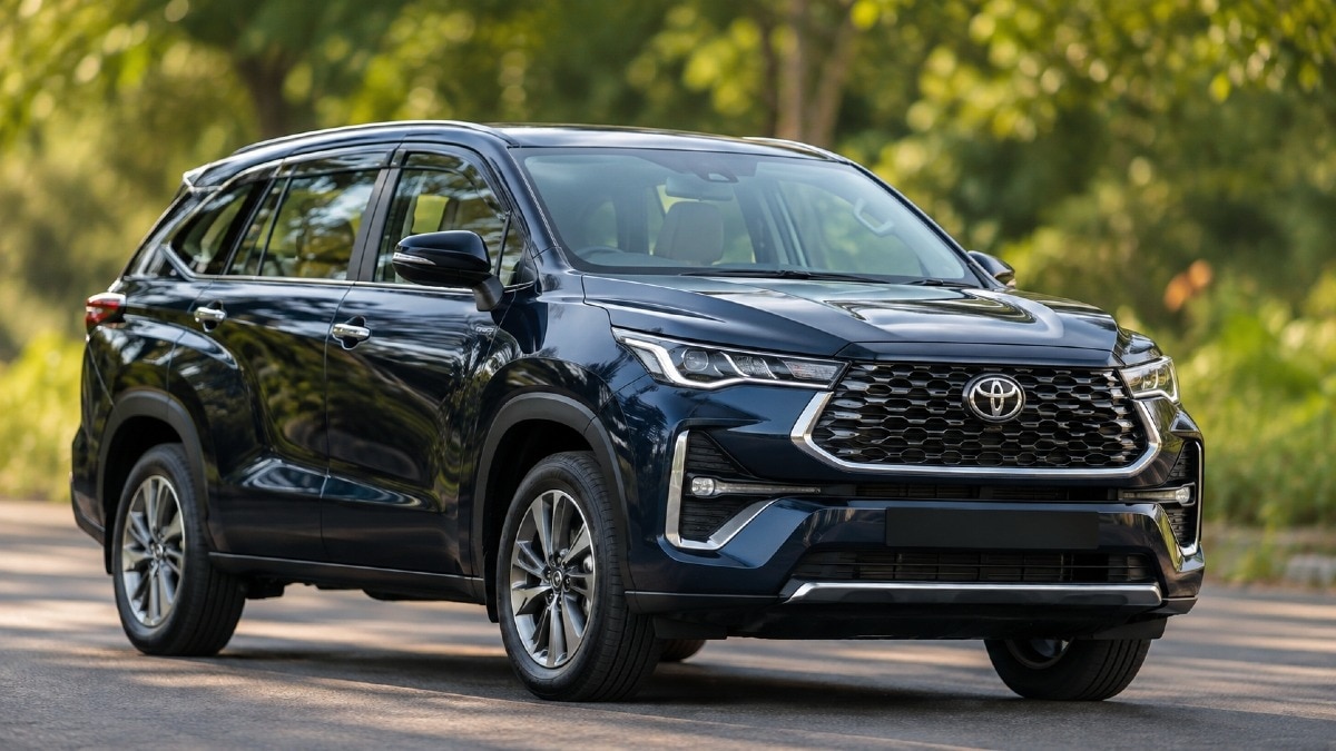 Toyota Innova HyCross के फ्लेक्स-फ्यूल मॉडल को कंपनी ने 2023 में शोकेस किया था. Photo: ITG