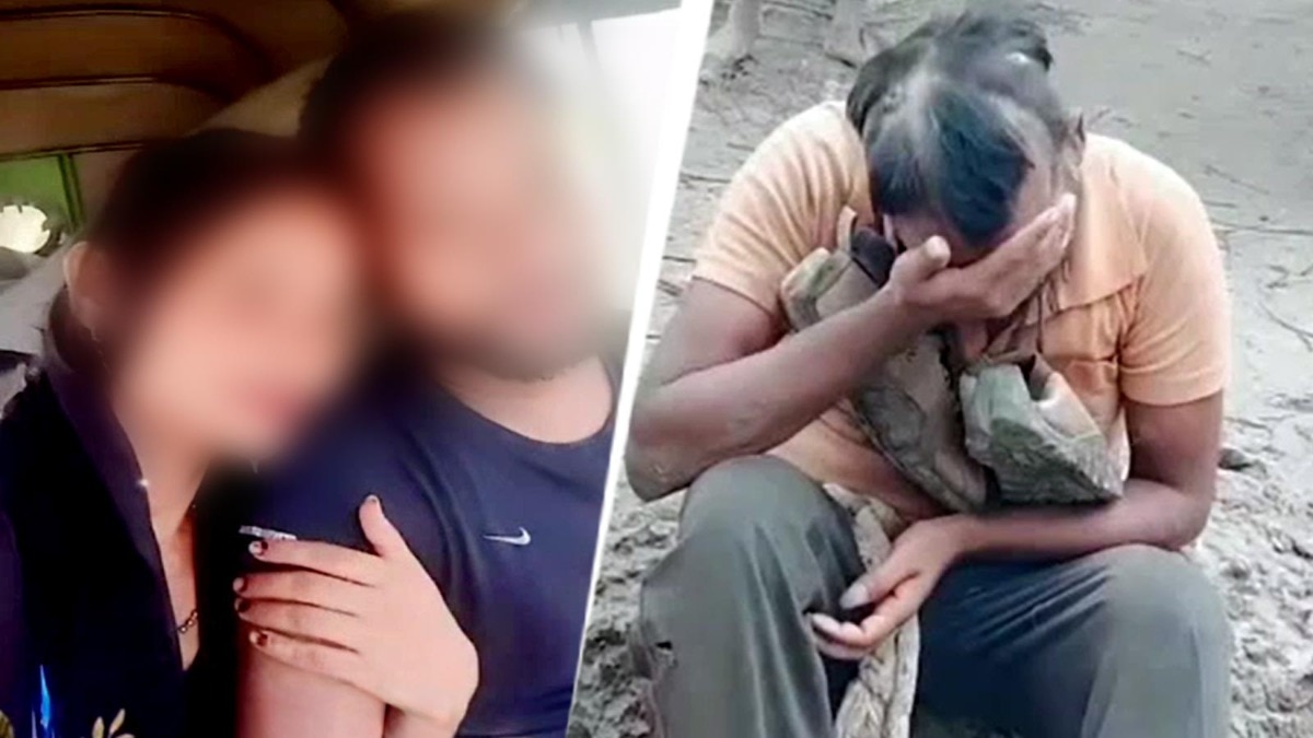 लव मैरिज के ढाई साल बाद युवक का सिर मुंडा. (Photo: Screengrab)
