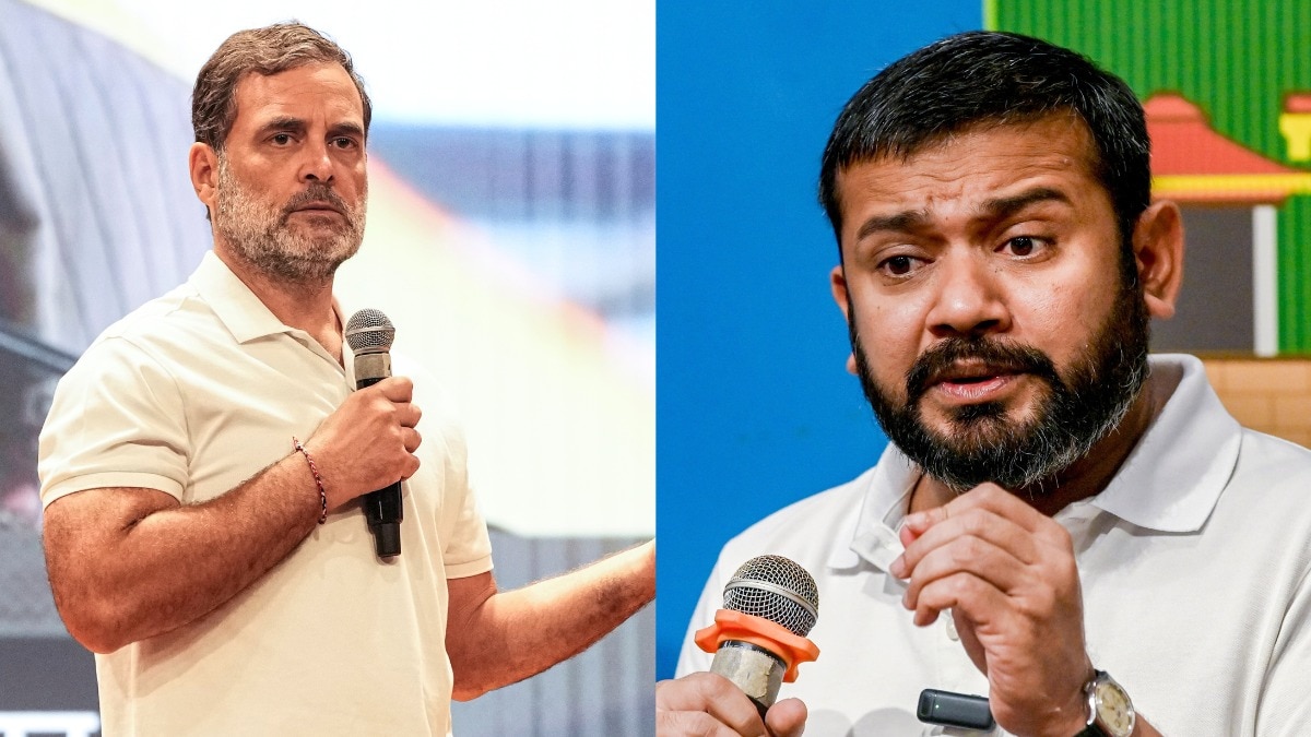 राहुल गांधी और केसी वेणुगोपाल ने कन्हैया कुमार और विनोद जाखड़ की क्लास ली. (Photo- PTI)