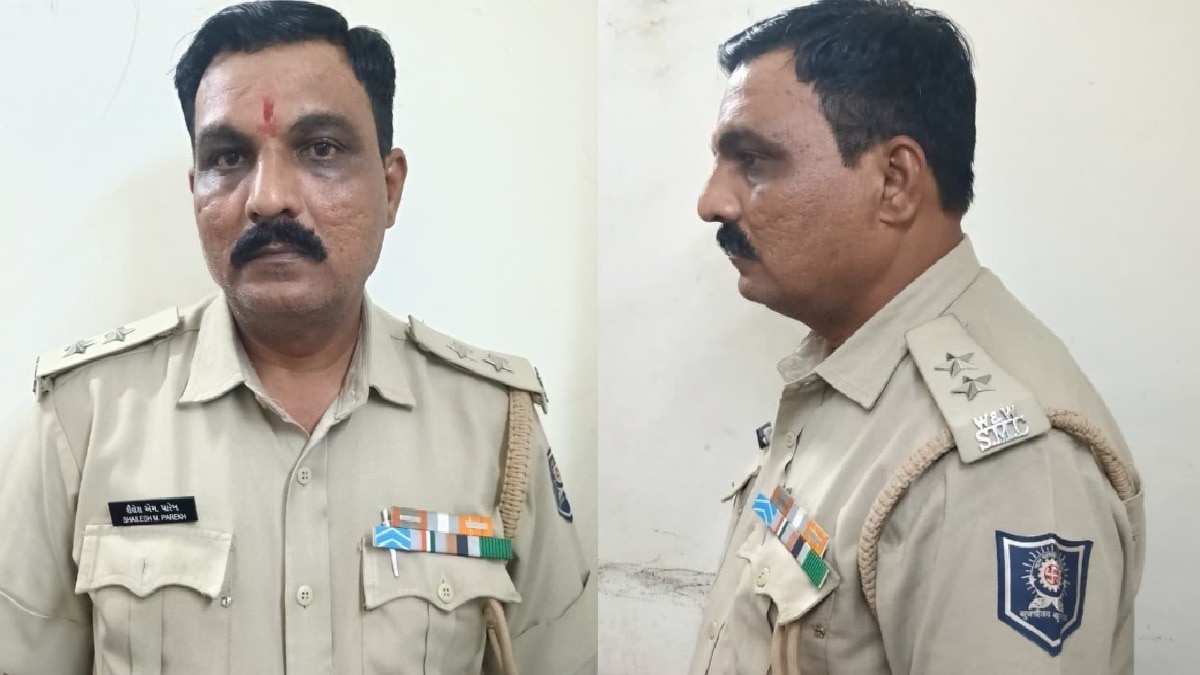 आरोपी अधिकारी, जिसे घूस लेते गिरफ्तार किया गया. (Photo: ITG)